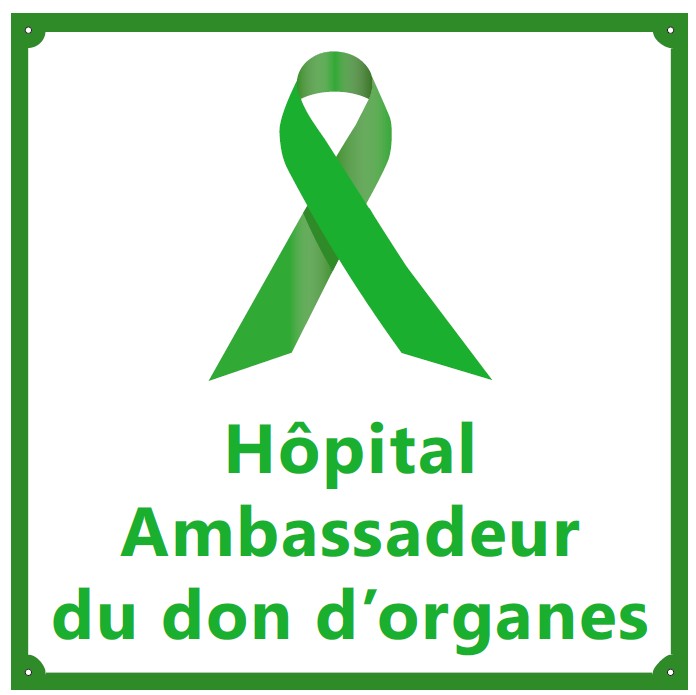 Plaque murale hôpital ambassadeur du don dorganes