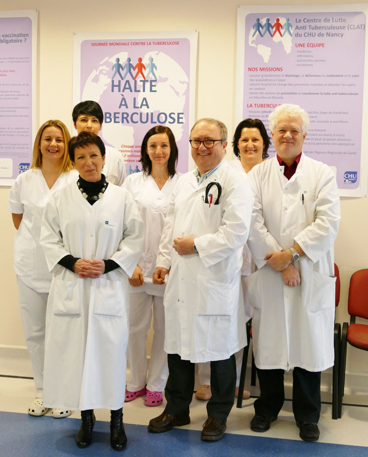 clat CHRU Nancy tuberculose 2016